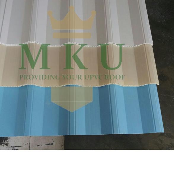 ➹ Atap uPVC Sunpanel 12mm (1/2 METER) Sun Panel ✬