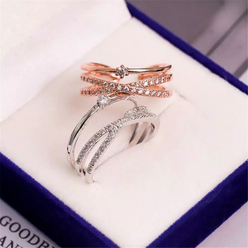 Cincin Wanita Model Manis Simple Cantik Terbaru Adjustable