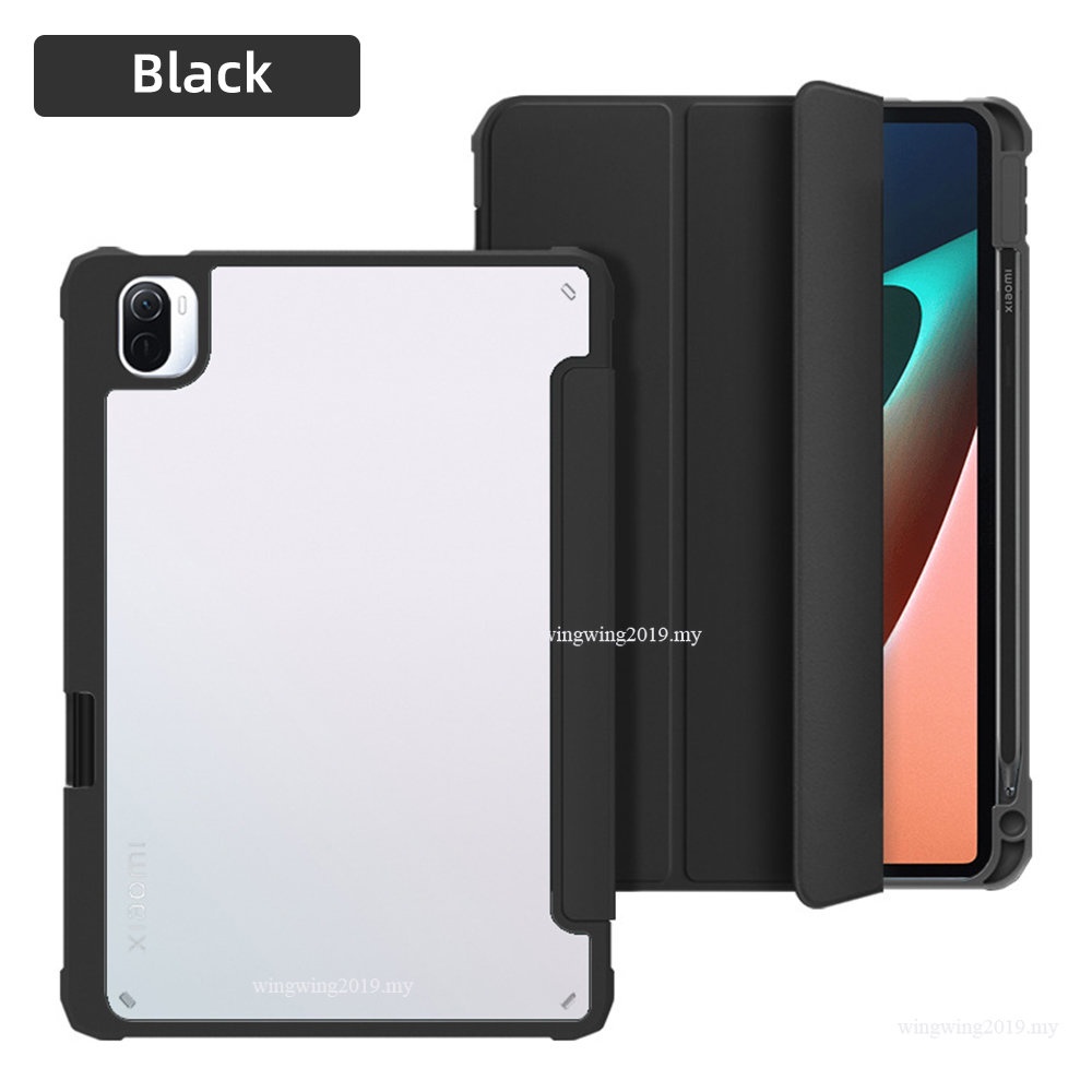 Case Transparan Dengan Holder Pen Untuk iPad 10.9 10.2 ipad7 8 9 Air5 Air4 Air3 10.5 5th 6th Gen 2018 2022 Pro 11 &quot;