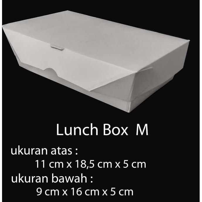 

PALING MURAH PAPER BOX LUNCH UKURAN M / PAPER BOX KERTAS / PAPER TAKE AWAY TERMURAH SEINDONESIA