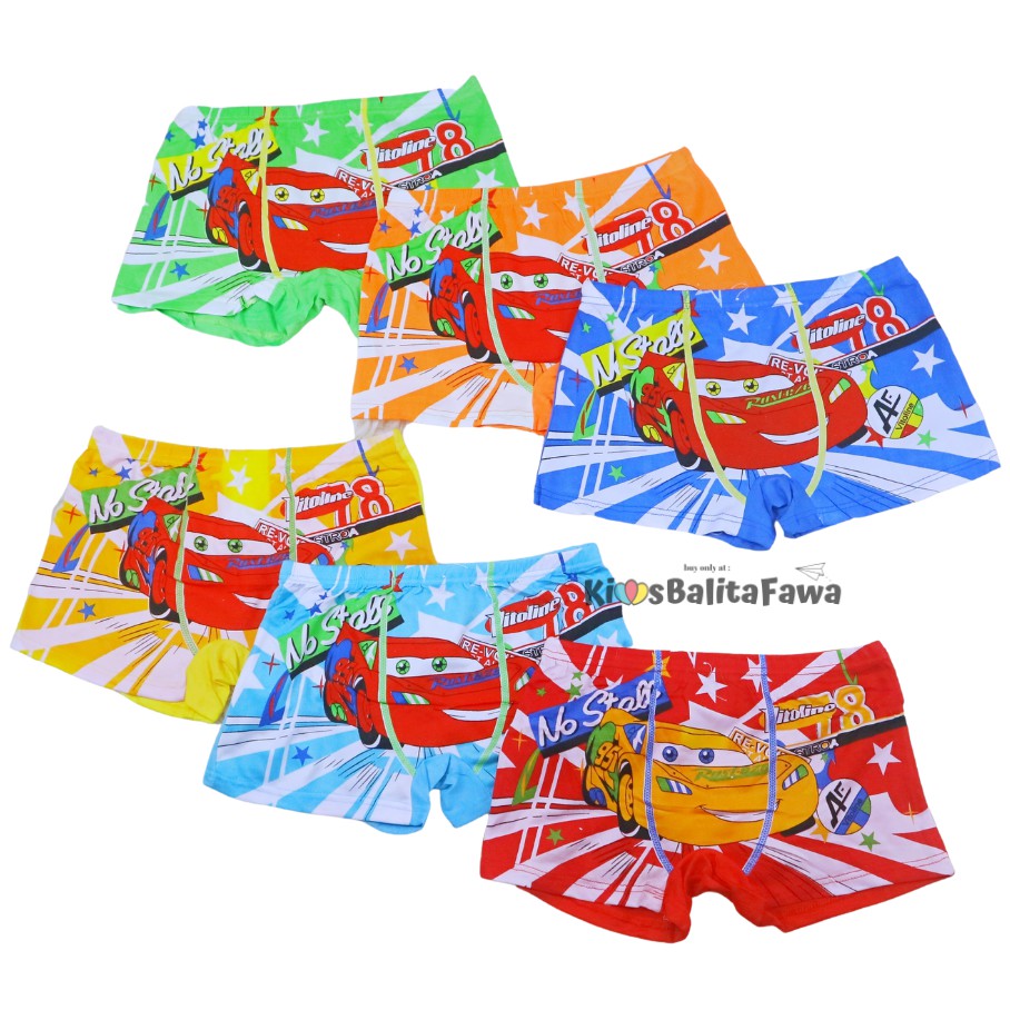 [BOY] Celana Dalam Boxer 7-10 Tahun / Anak Laki Short Pants untuk Dalaman Anak Cowok CD Karakter