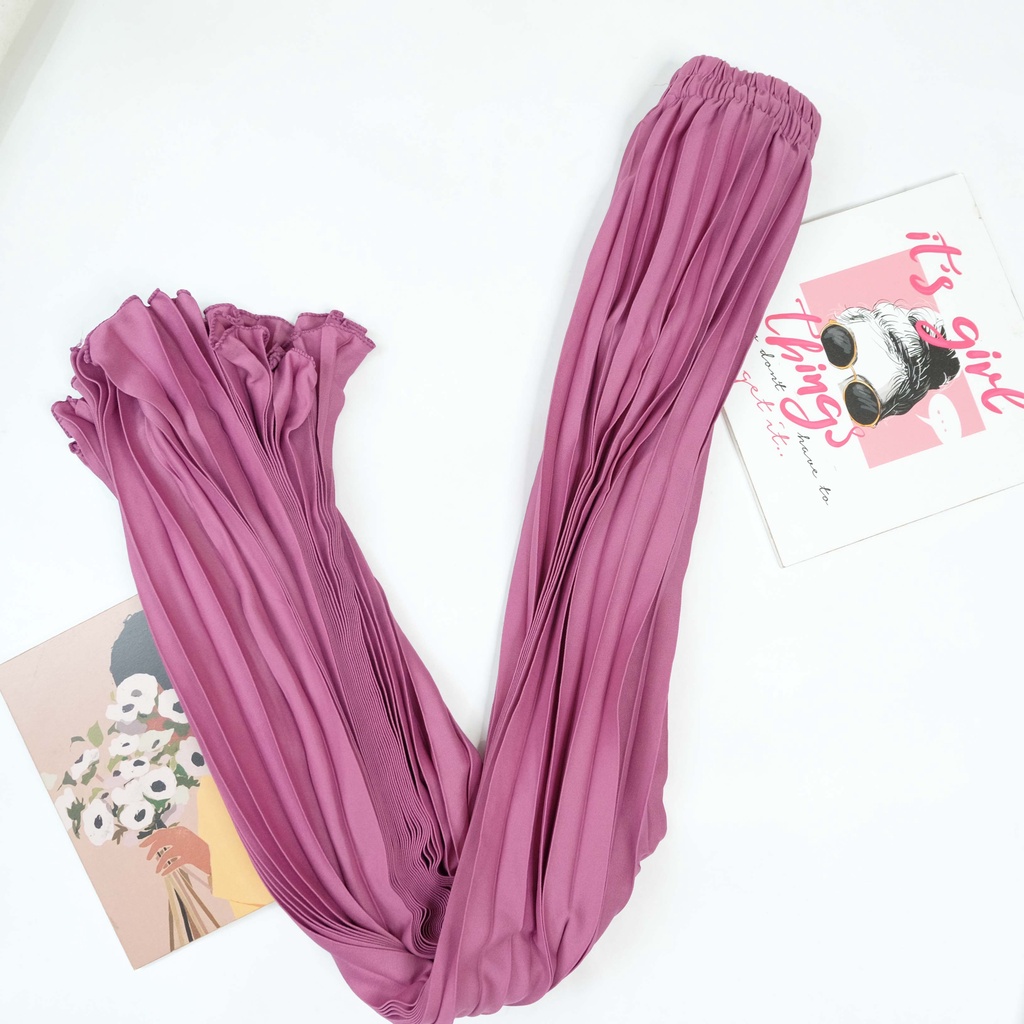 ROK PLISKET KLOK MAYUNG HYGET BY LAAMIA HIJAB-mayung hyget_berry