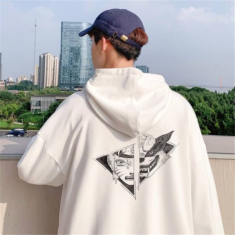 Baju Hoodie Anime Kartun Jepang Sweater Hodie Oversize Pria Wanita Sweeter Hudy Keren Distro Bandung