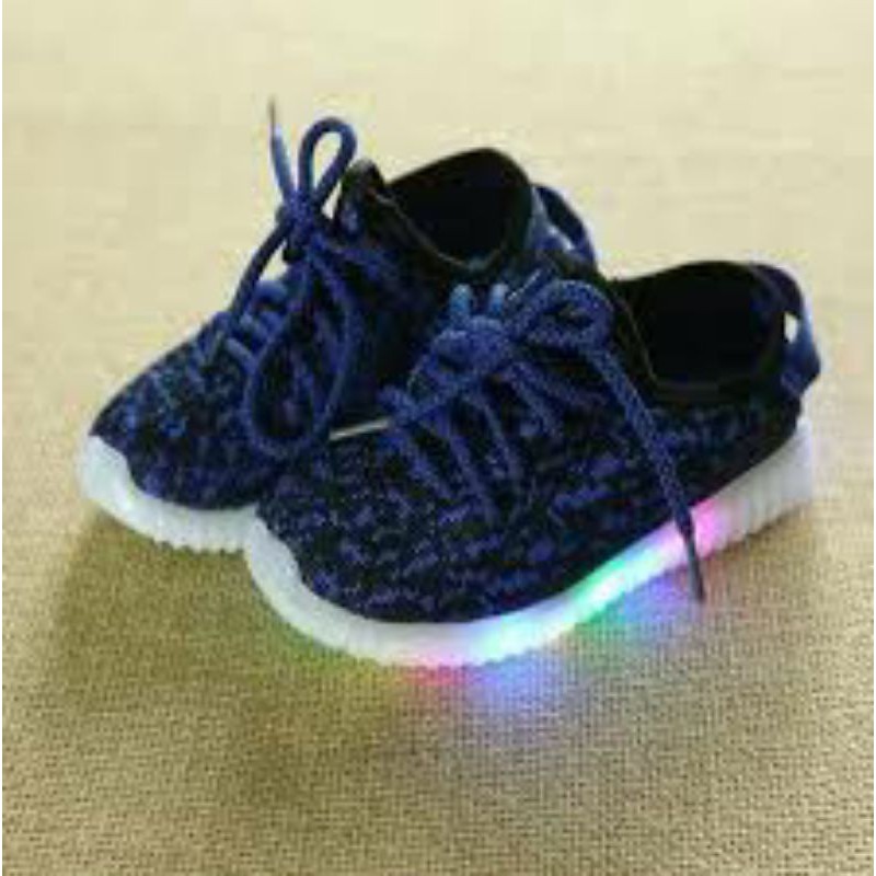 SEPATU YEEZY KIDS LED/SEPATU LED ANAK/SEPATU KARAKTER BAYI/SEPATU LAMPU LED