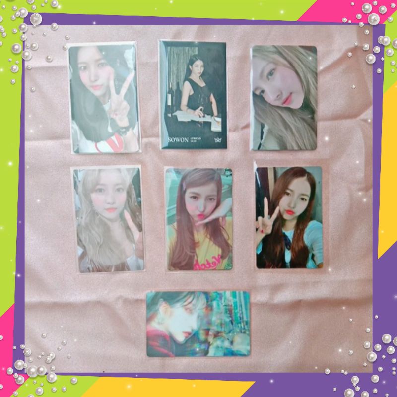 PHOTOCARD SOWON GFRIEND ALBUM GFRIEND RAINBOW LOL SUNNYSUMMER TFU LABYRINTH SOTS WALPURGIS NIGHT