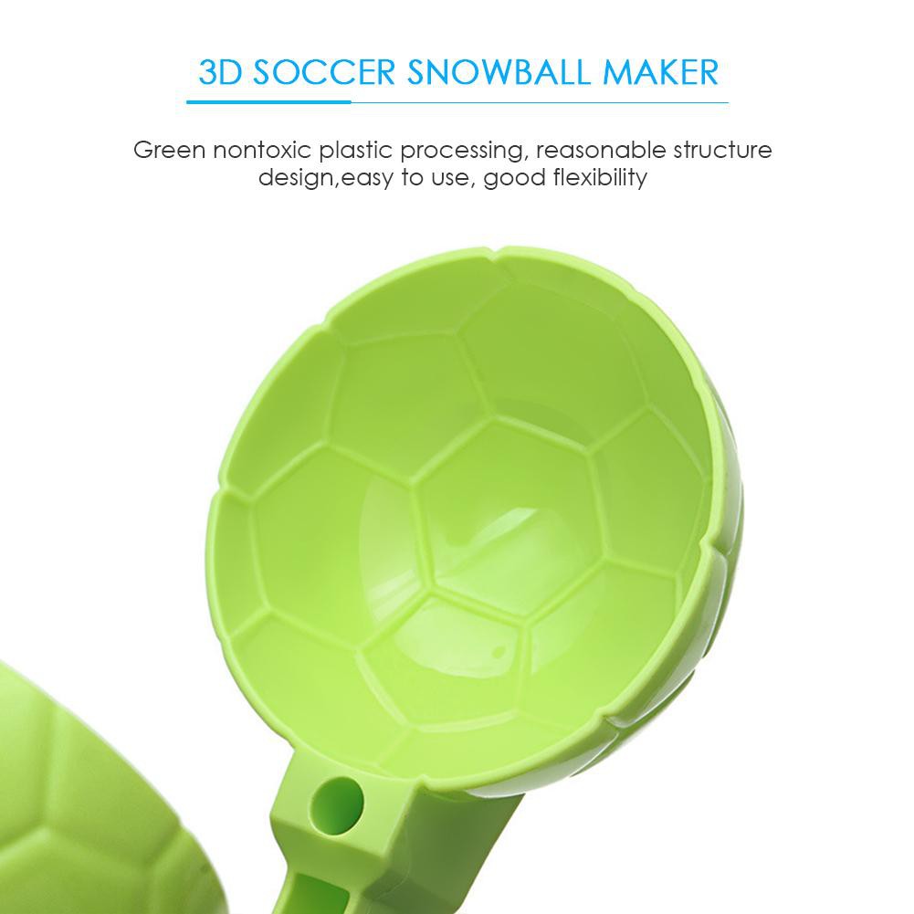 Two Snowball Makers-A Perfect Outdoor Play Snow Toys for Kids,Two Balls Let You Make Snowballs Quickly Random 2 Colors