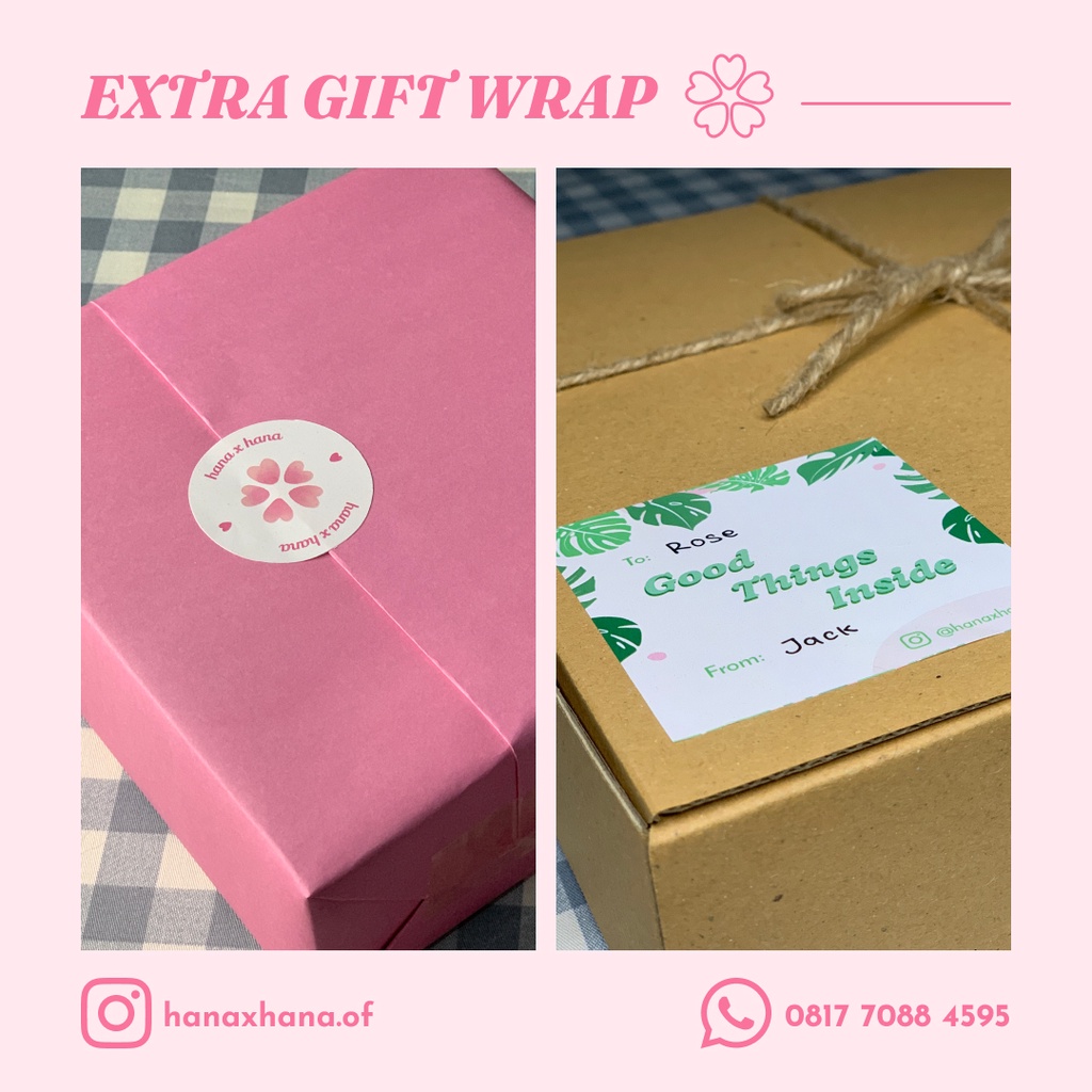 

Tambahan Packing Kado / Gift Box