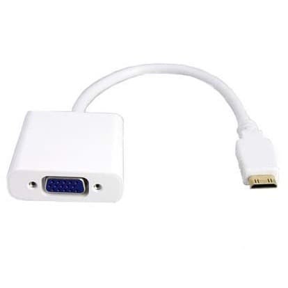 MINI HDTV MALE TO VGA FEMALE CABLE NYK 1080P CONVERTER - KONVERTER MINI HDTV TO VGA FULL HD