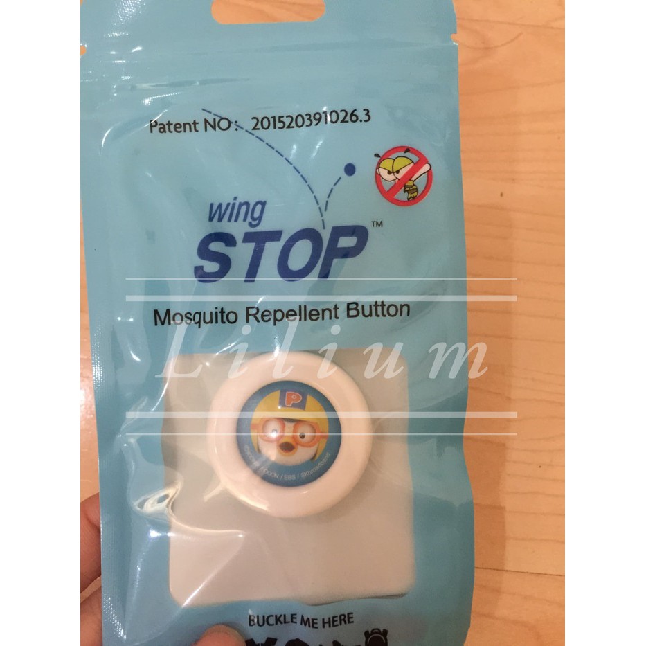 Wing Stop Mosquito Repellent Button Clip - klip pengusir nyamuk