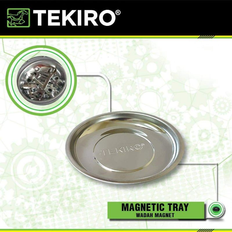 Tekiro Wadah Magnet 6 Inch / Piring magnet 6 Inch / Magnetic Tray Tekiro