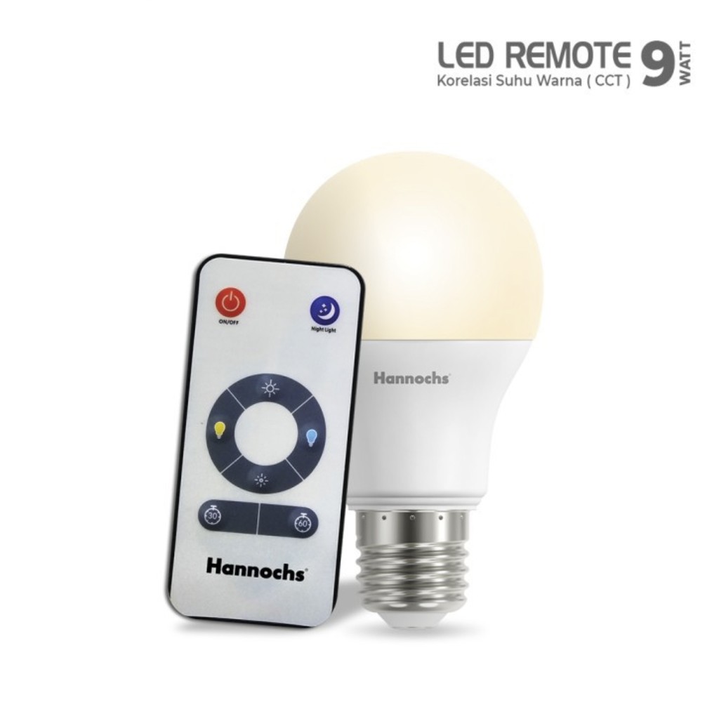 Hannochs Lampu Led Remote 9 Watt CCT