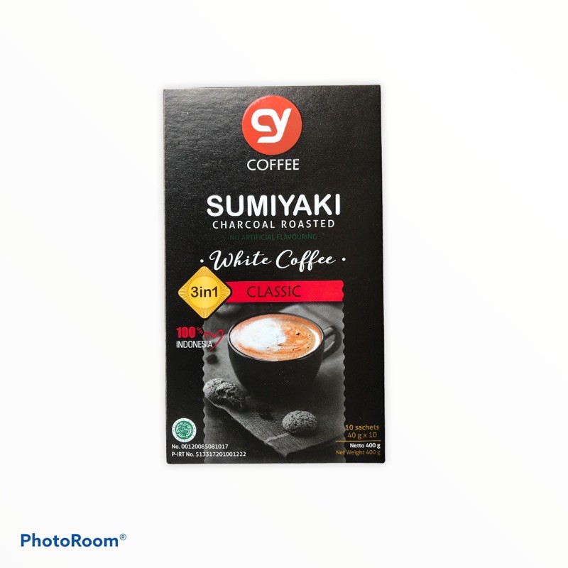 Cy Sumiyaki Charcoal Roasted White Coffee Classic 3in1