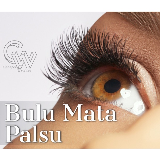 Cheaper-1 Pasang Bulu Mata Palsu Natural Panjang Tebal Eyelash Sepasang