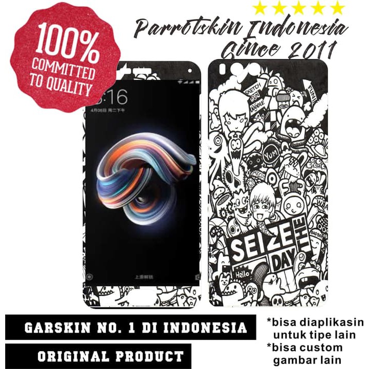 Garskin Skin Xiaomi MI Note 3 Doodle Funny Art for back case