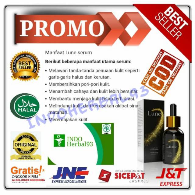 Lune Serum Anti Aging Berbadan BPOM | Serume Lune Asli | Serum Lune Original