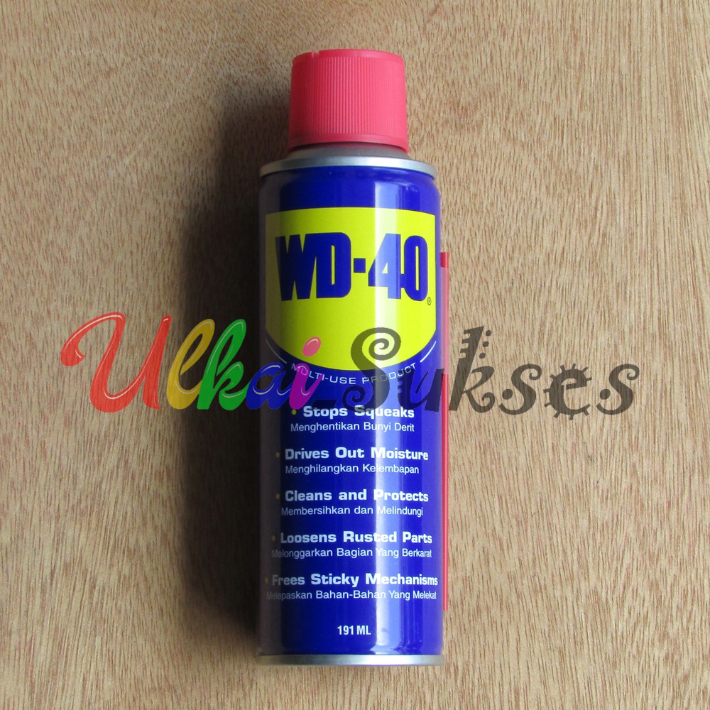 WD 40 Multi Use Lubricant Spray 191ml l Pelumas Serba Guna l Cairan Pembersih Karat l Pembersih Mesin l Pembersih Kotoran Berat Universal