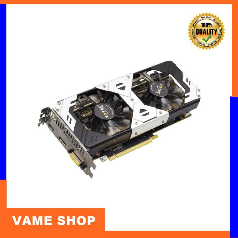 Terlaris Original ZOTAC GTX 960 4GB GPU Video Card GeForce GTX960 4GB Map 128Bit PCI-E Graphics