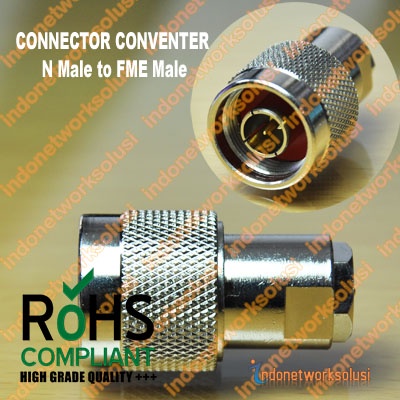 KONEKTOR CONNECTOR CONVERTER N M (MALE) to FME M (MALE)