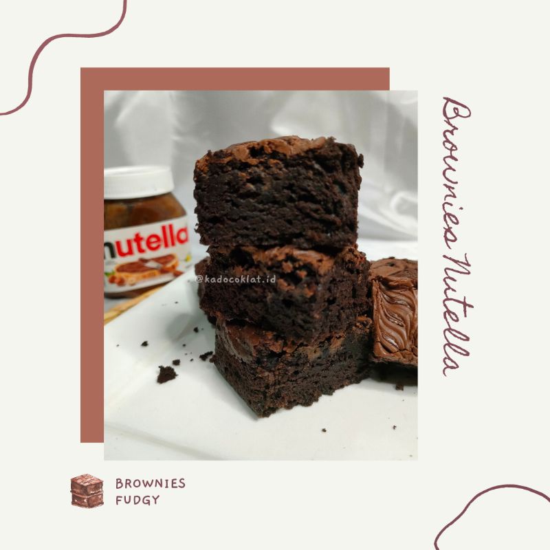 

BROWNIES PANGGANG / FUDGY BROWNIES / BROWNIES NUTELLA / BROWNIES BOX / BROWNIES LOTUS / BROWNIES FUDGY /