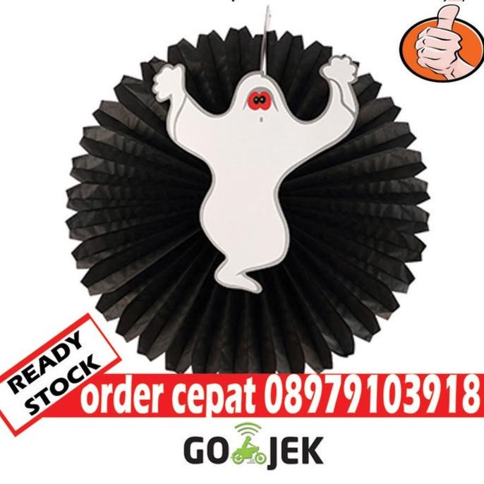 best produk] jual dekorasi halloween ghost paper honeycomb murah jakarta