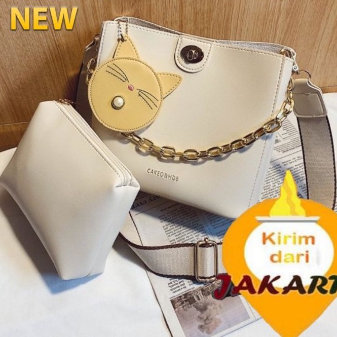 (2PC BISA IKG)GTBI99885443 New Arrival  !!!  Tas Selempang  Tas Wanita Import  Premium Terbaru