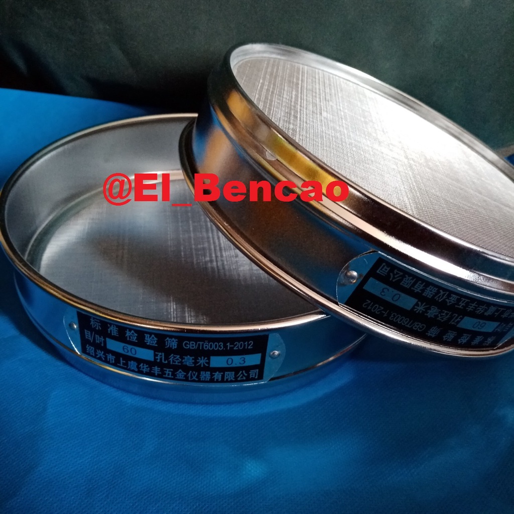 60 Mesh Sieve Ayakan Stainless Steel 8 Inch Ayakan stainless