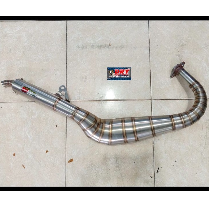 KNALPOT RX KING RX SPESIAL KOLONG PYTON CLD FULL STENLESS