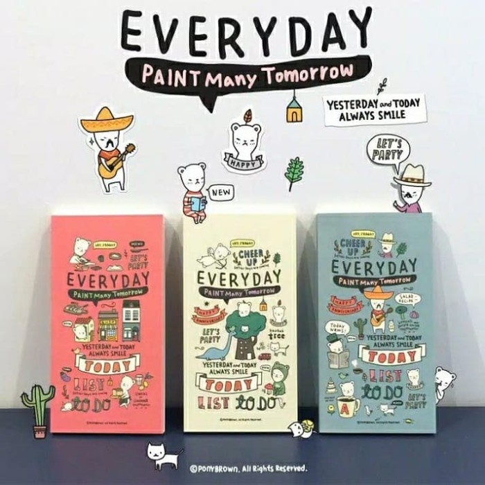 

[RESTOCK] PAPERIKO | Everyday Planner / Buku Agenda | NB15P - Pale Yellow