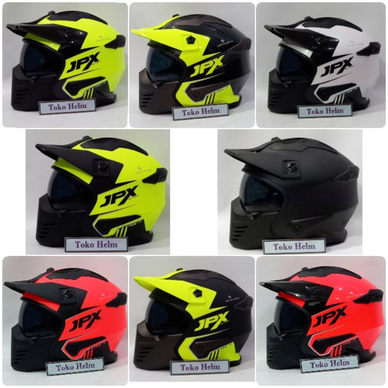 HELM JPX MX 726 R SOLID SNI / ECE / HELM JPX CAKIL MODULAR/ HELM MODULAR KEKINIAN helm motor jpx murah motorcycle