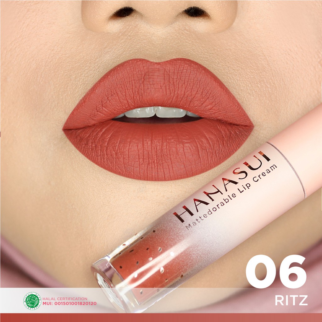 Hanasui Mattedorable Lip Cream 06 Ritz