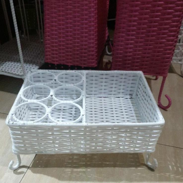 TEMPAT AIR MINERAL GELAS ISI 6 / KERANJANG AQUA GELAS + TOPLES [MXN.31My22ᵟ]