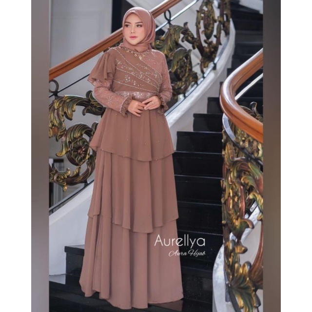 AURELLYA GOWN by AURA HIJAB