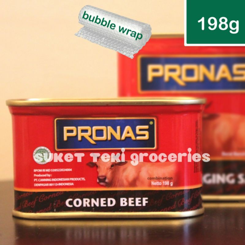 Kornet Daging Sapi Pronas Corned Beef 198 gr GROSIR kemasan kaleng