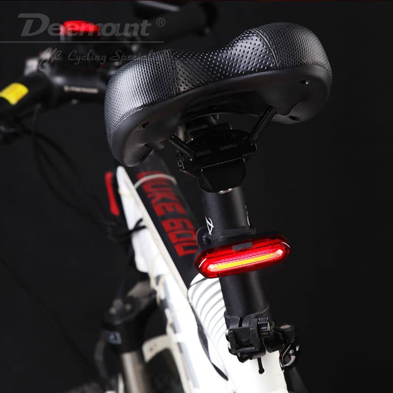 Deemount Lampu Sepeda LED Taillight 120 Lumens - Red