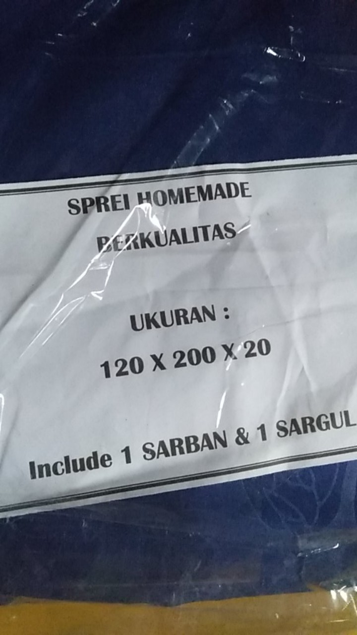 Sprei Embos Polos 120 160 180 Sprei Homemade