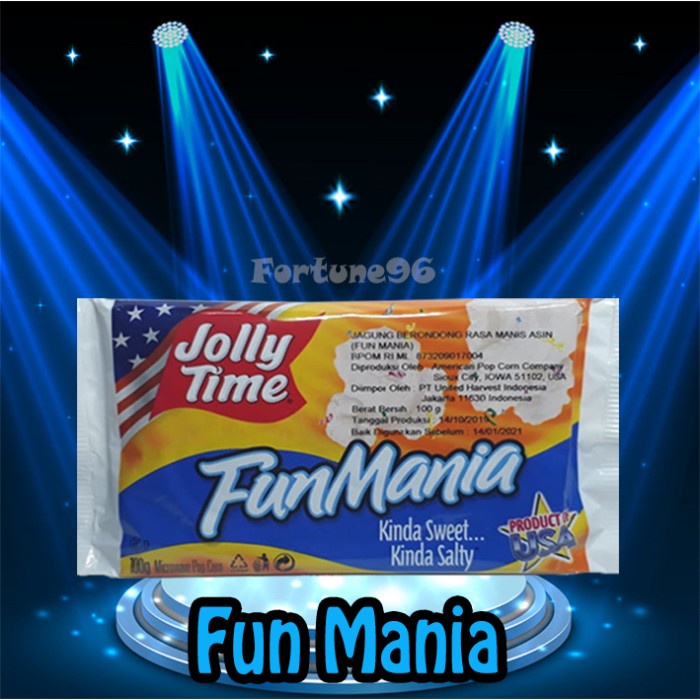 

Instant-Camilan- Jolly Time Popcorn Fun Mania ( Fm ) - Original Usa -Camilan-Instant.