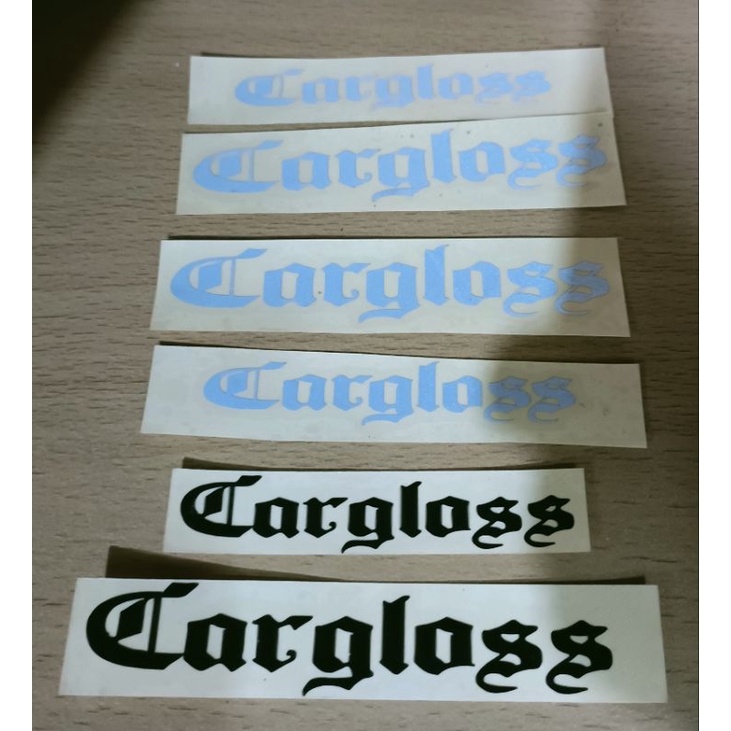 STIKER Cargloss/sticker cargloss sepasang