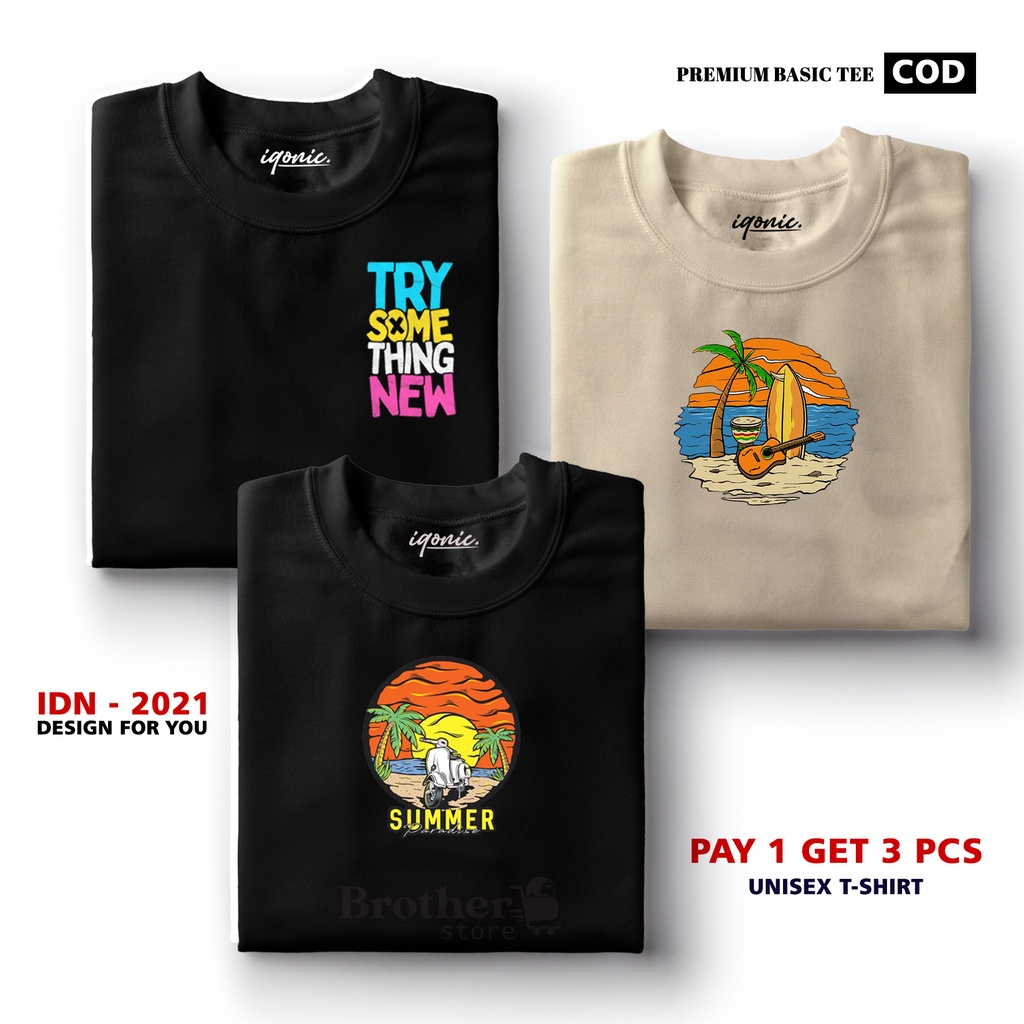 BUY 1 OR 3 PCS ( PROMO COD ) BROTHER STORE / Kaos Distro100% Catoon Combed 30s / ArticelSPT