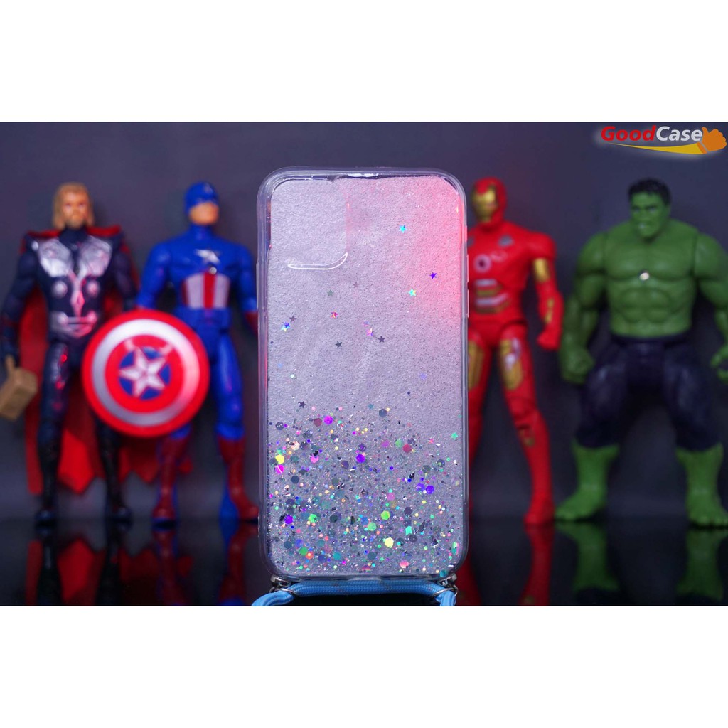 GoodCase - Case Xiaomi Redmi 9 | 9A/ 9i | 9C/ Poco C3 Clear Glitter Plus Tali