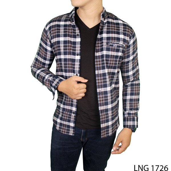 Kemeja Flanel Pria Lengan Panjang Murah Terbaru (COMB)