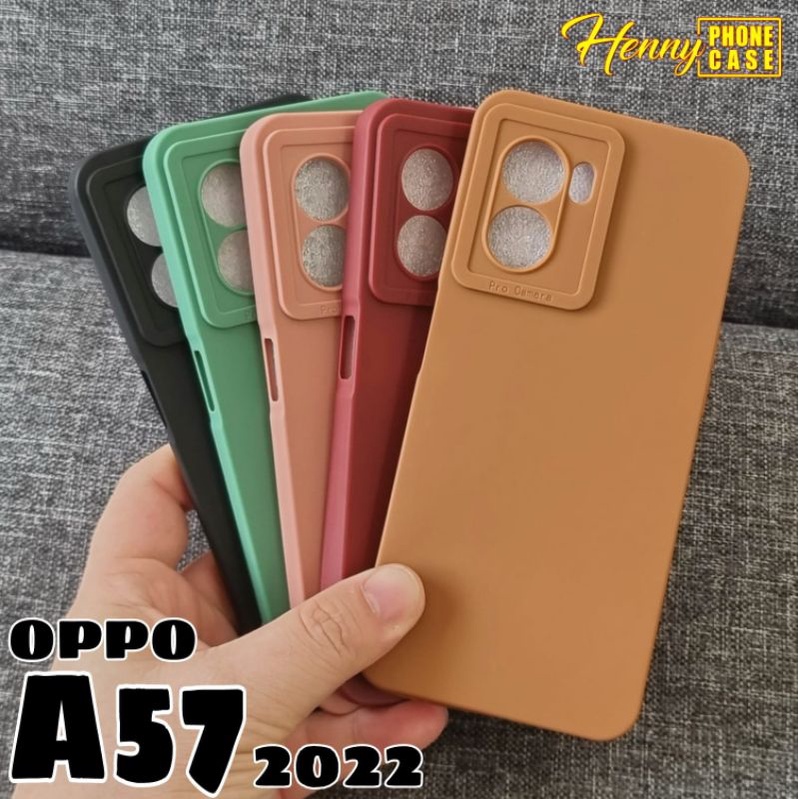 OPPO A57 4G 2022 A77S CAMERA MACARON CASING SOFTCASE SILIKON