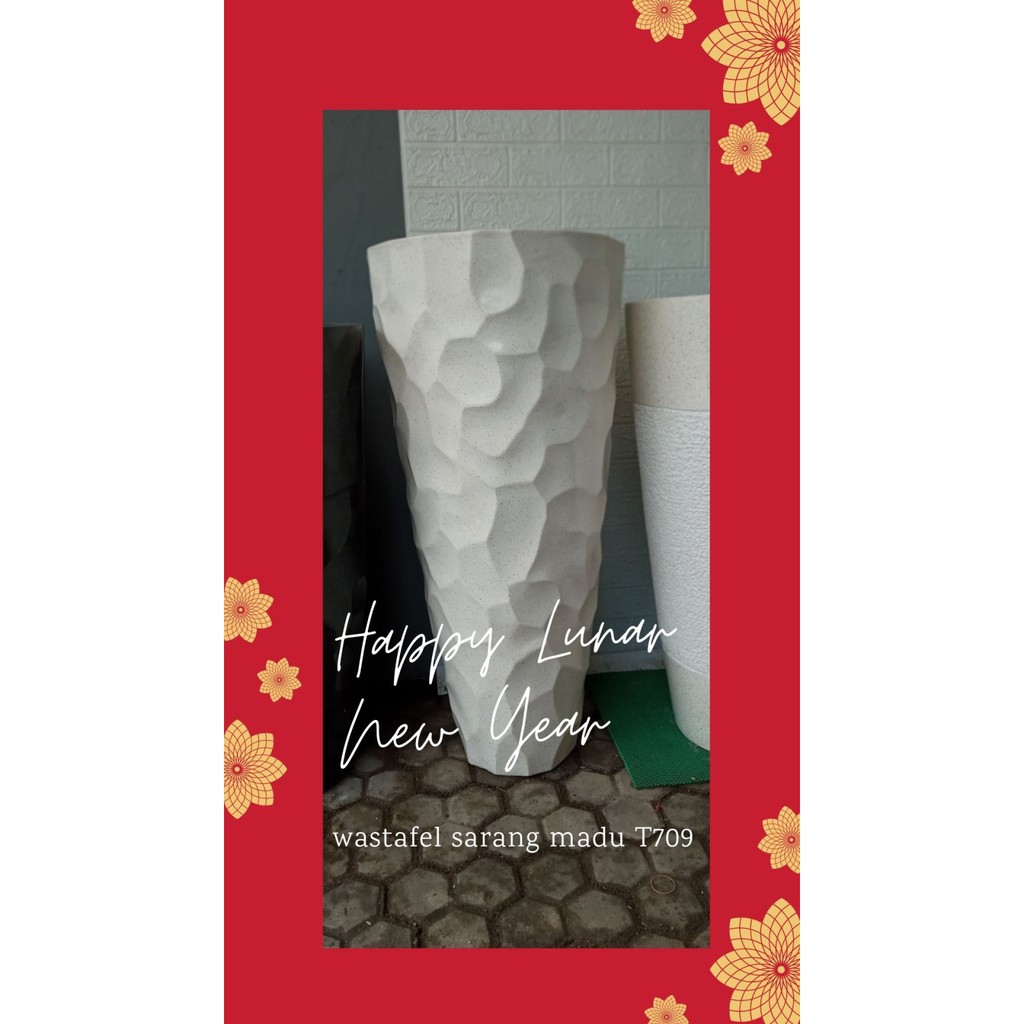 Wastafel tipe Sarang Madu T90 BEST SELLER Unik dan Mewah