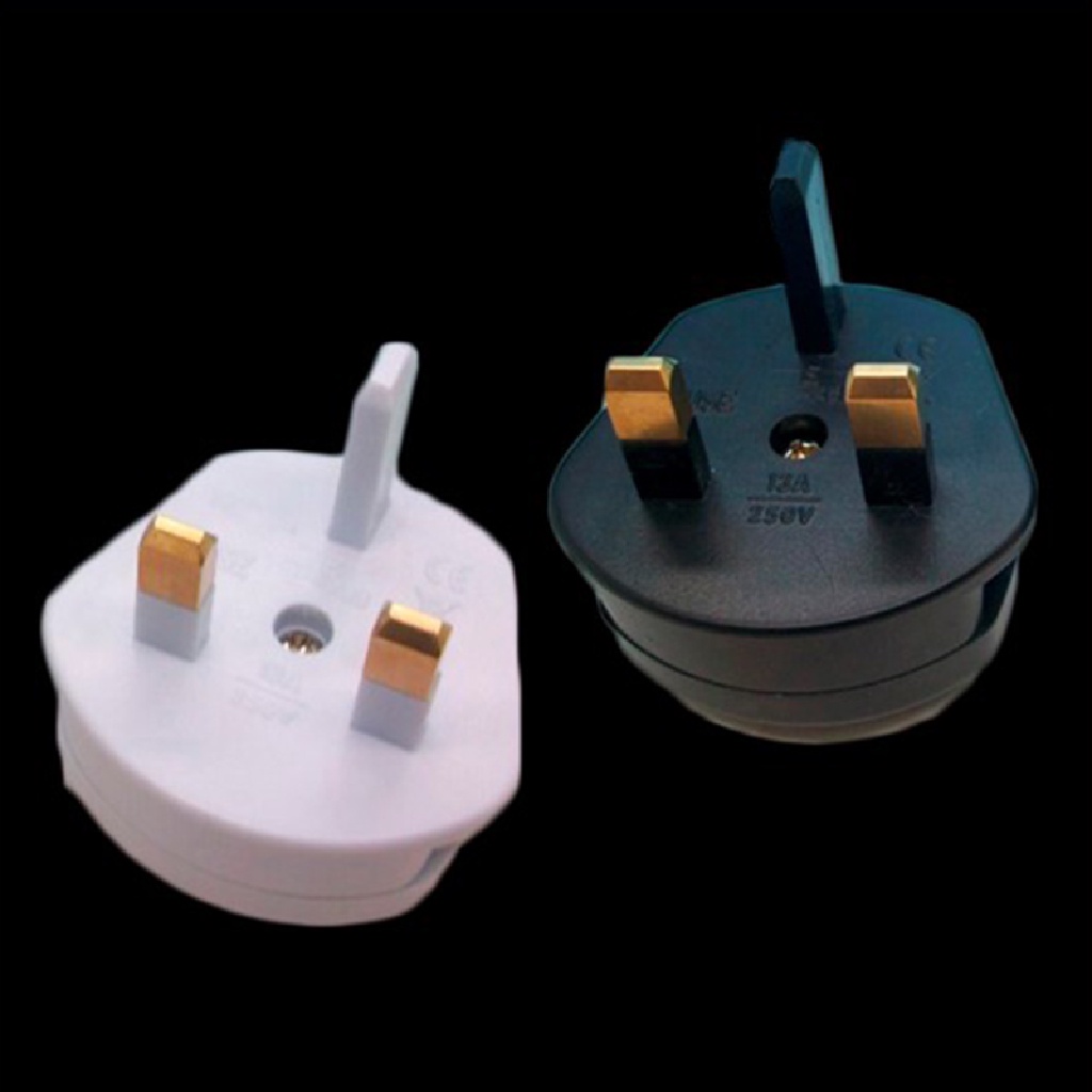 Aatrillioncatalpa 1PC Adapter Konverter Power Plug US / EU Ke UK AC Untuk Travel / Rumah