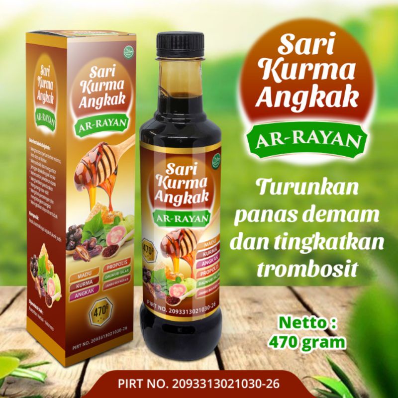 

TERLARIS sari kurma angkak ar-rayan 6in1 isi 470gr