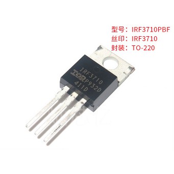 10pcs IRF3710PBF TO-220 MOSFET Bahasa Inggris