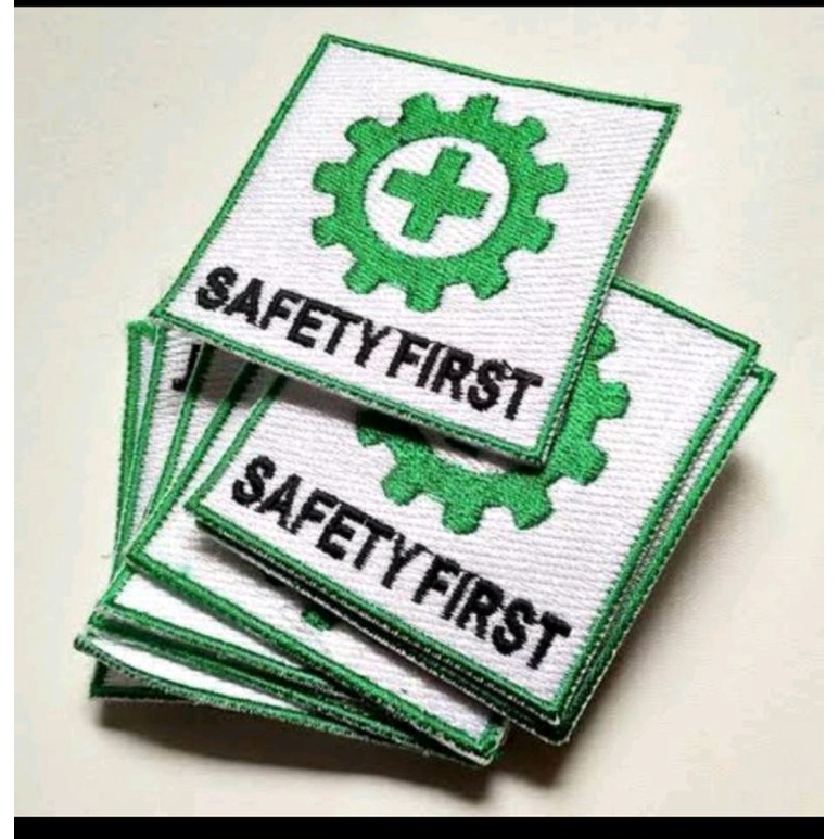 logo safety bordir