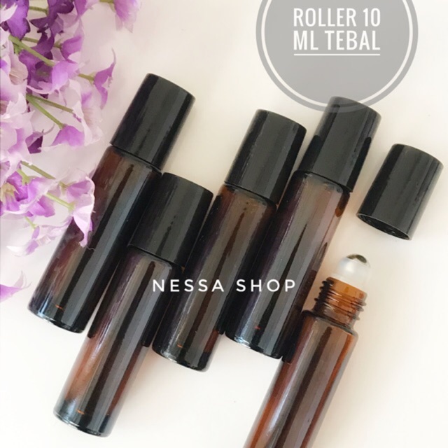 TEBAL! Roller roll on Kaca 10 ml/ Roller Kaca /Rollon Kaca/ Botol Parfum