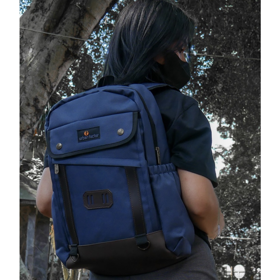 FRESCO NAVY | MNM X URBAN | Tas Ransel Punggung Pria Wanita Backpack ORIGINAL