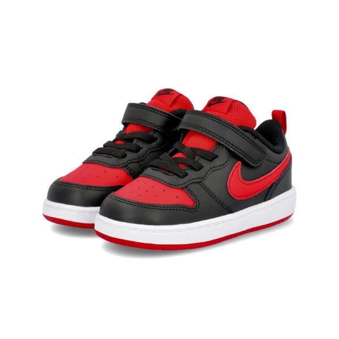 Sepatu Anak [LIMITED EDITION] - Nike Court Borough Low 2 TDV Red University - Original 1000% BNIB Re