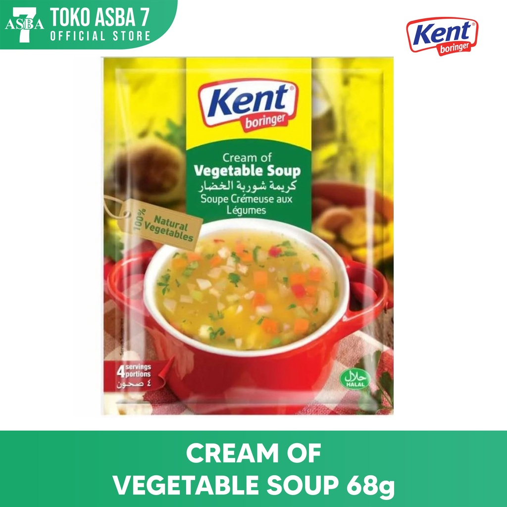

Kent Boringer Cream Of Mushroom, Tomato, Vegetable 68g